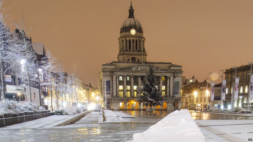 Will Nottingham get a White Christmas?