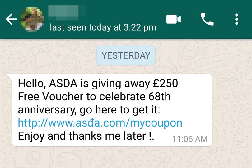 Don’t get caught out by the dangerous new Asda scam doing the rounds on WhatsApp