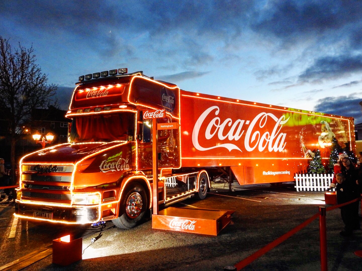 Coca Cola Truck comes to Nottingham TODAY!!